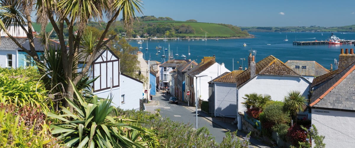 A view of Falmouth harbour, England, UK